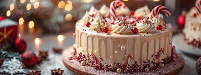 Canvas Print - Christmas Cake Decoration