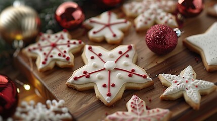 Wall Mural - Festive Christmas Cookies