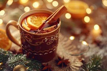 Sticker - Warm Mulled Wine for Winter