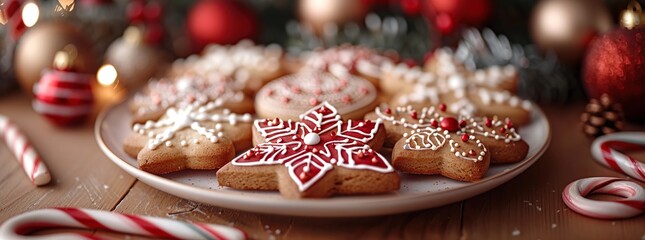 Canvas Print - Christmas Gingerbread Cookies