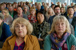 © Melipo-Art - Audience of Diverse Adults Attentively Watching a Presentation