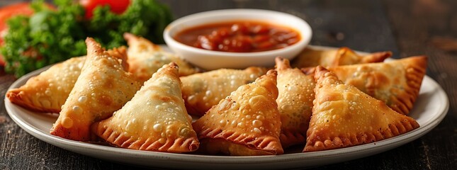 Poster - Crispy Fried Samosas