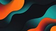 © BYAI - Colorful abstract wave pattern on a dark background showcasing fluid shapes and contrasting tones for modern design applications