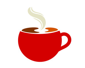 Wall Mural - coffee cup symbol icon. png illustration.