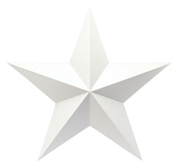 PNG Star white minimal symbol paper simplicity.
