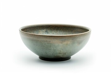 Poster - A close-up shot of a white bowl on a clean surface