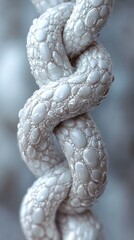 Wall Mural - abstract 3d render of a white, metallic, textured surface