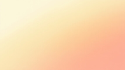 Wall Mural - a light gradient background transitioning from soft pastel peach to pale yellow, creating a warm, we
