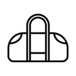 © Adi - Gym sport bag icon line vector design in trendy style