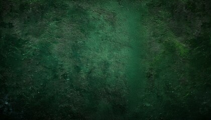 Wall Mural - Extremely dark green concrete wall surface background