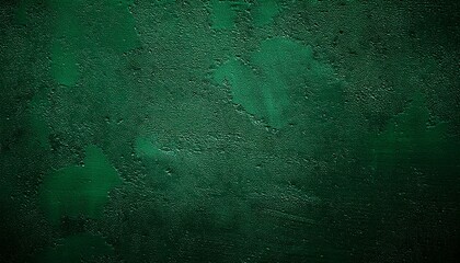 Wall Mural - Extremely dark green concrete wall surface background