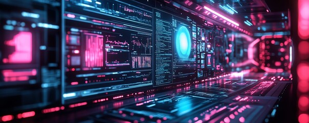 Aufkleber - Futuristic creative platform with modern interface