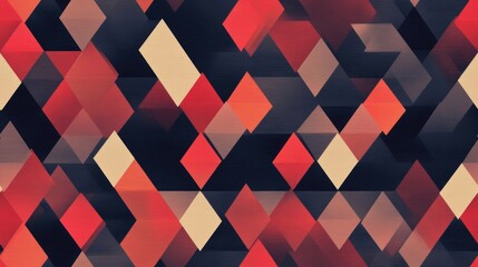 Wall Mural - Endless abstract texture of repeating triangles