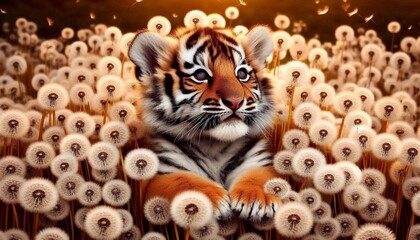 Wall Mural - Tigerbaby