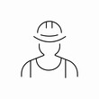 © Nijat - construction worker icon sign vector