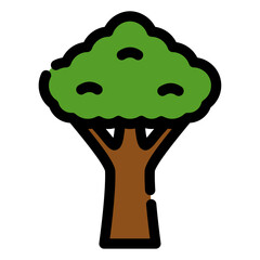 Sticker - tree icon 