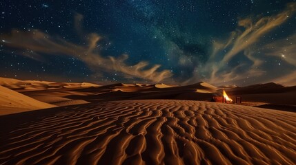 Canvas Print - Desert Night Sky