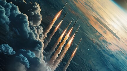 Canvas Print - Space Launch