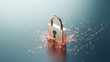 © Chaiwit - A secure padlock symbolizes online security, surrounded by network of glowing connections, representing digital protection and safety