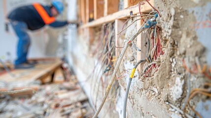 Poster - Exposed Wires During Construction