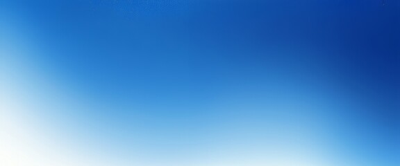 Poster - Clear blue sky with a gradient of white at the bottom. copy space