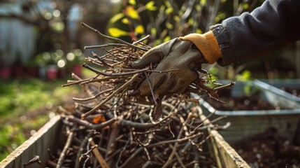 Canvas Print - Gardening Work