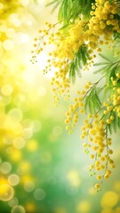 Poster - yellow flowers on a branch