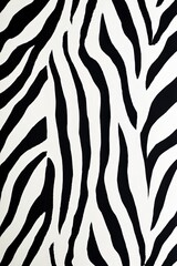 Poster - High contrast zebra print pattern for bold and modern design projects