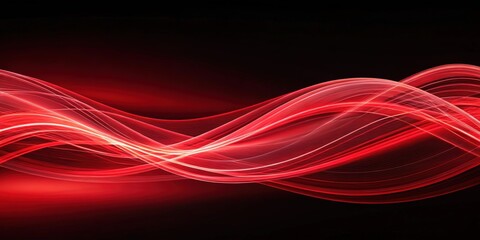 Abstract background with red lines and waves , abstract, red, background, lines, waves, design, pattern, texture, vibrant