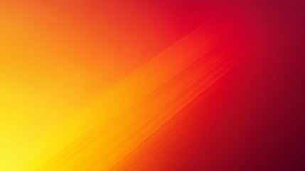 Wall Mural - Abstract Gradient Background with Diagonal Lines in Red and Yellow