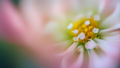 Canvas Print - Abstract floral background with delicate soft focus and vibrant colors