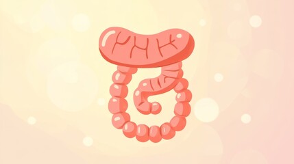 Poster - illustration of intestinal function 