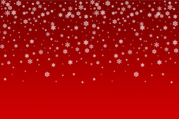 snowflake with red background vector