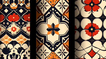 set retro pattern on background