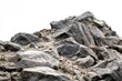 © Vooglo.com - Rugged rocky ground isolated on white background
