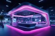 © Hafiz - Futuristic tech conference booth design