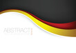 © thaiview - graphic vector curve line overlap background for text and message design