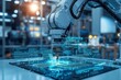 © Outkast - Robotic Arm with Digital Interface in a Factory Setting