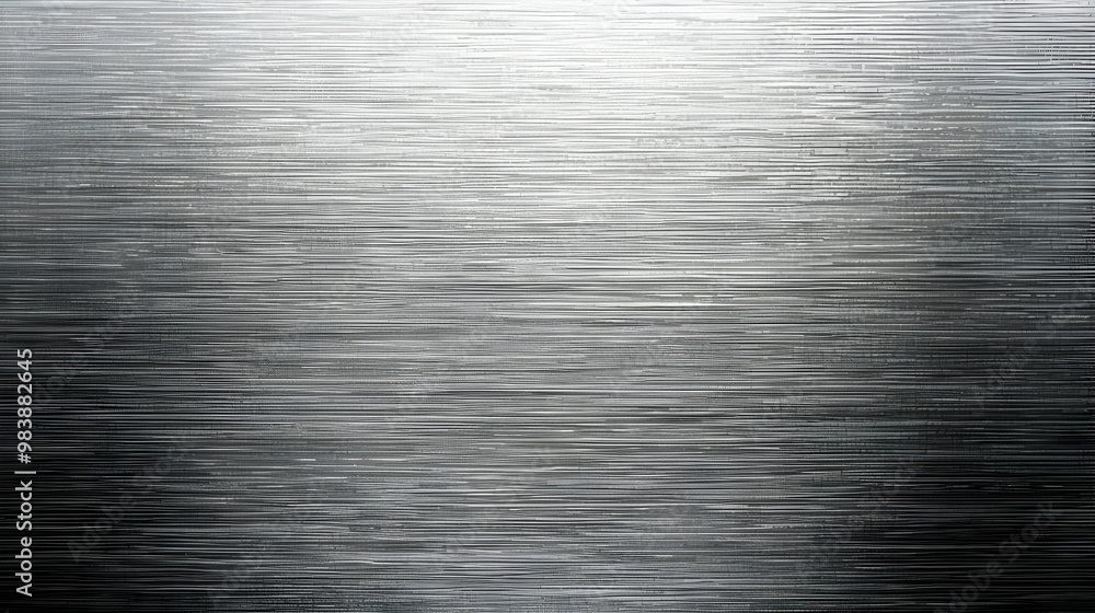 Abstract Brushed Metal Texture Background with Horizontal Lines in Grey ...