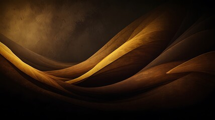 Wall Mural - abstract glowing brown gradient grunge texture with bright and glow, background for web banner, ads, post, presentation concept, template copy space