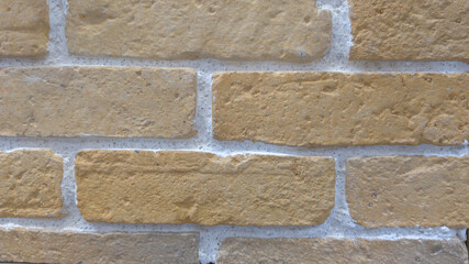 Wall Mural - rock stones handcrafted lines stone wall background of brick horizontal outdoor facade