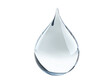 © The PNG of Everythin - A single raindrop with reflective light effects, isolated on a transparent background.
