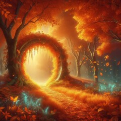 Wall Mural - Magical Forest Gateway