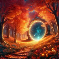 Wall Mural - Pathway to a Mystical World