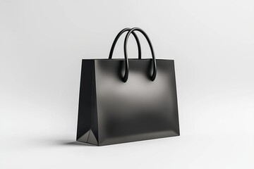 Simple Shopping Bag Mockup Isolated created with Generative AI