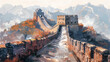 © XU - The Great Wall, an ancient Chinese architecture