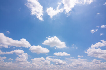 Wall Mural - blue sky with clouds