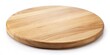 © NorthStar Creations - Minimalist Round Wooden Cutting Board on White Background Natural Birch or Maple Finish with Visible Grain Pattern, Soft Reflection, and Warm Tones Showcasing Timeless