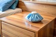 © Jason - cold compress ice bag on night stand. Fever remedy at home