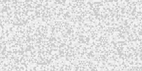 Wall Mural - Surface creative diamond pattern gray low Polygon Mosaic triangle business texture background. white and gray geometric diamond low poly graphic repeat pattern triangle facets design.